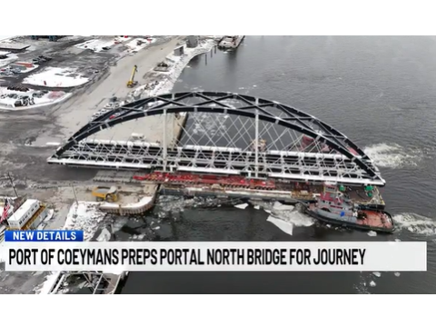 Port of Coeymans Preps Portal North Bridge for Journey